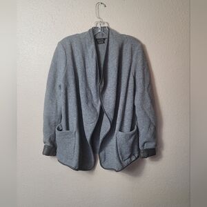 MASSIMO DUTTI VISCOSE  BLEND CARDIGAN  SZ SMALL GRAY